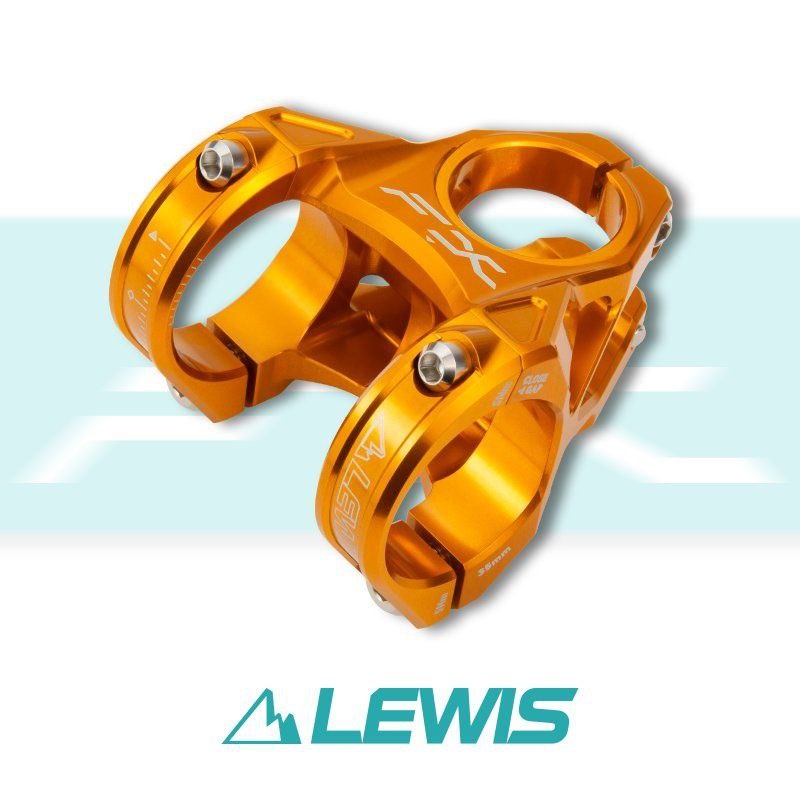 Вынос Lewis, длина 40мм, под руль 35мм, Orange
