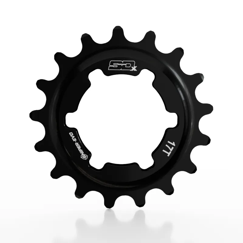 Звезда задняя SD-X Sniper Evo Alloy Cog 17T Black