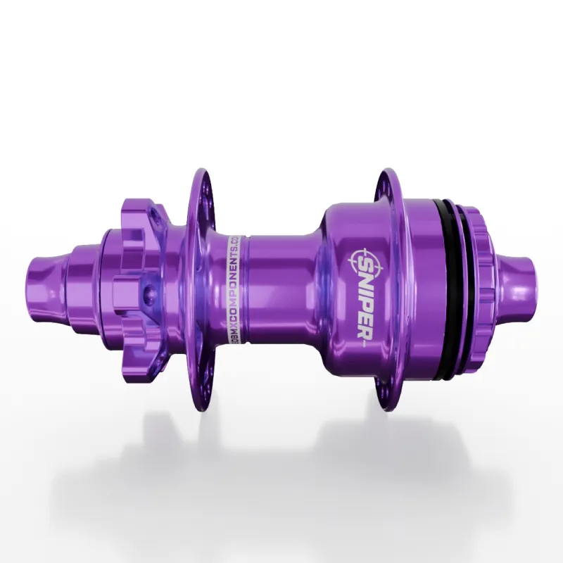 Втулка задняя SD-X Sniper Evo Air (Expert) Rear Hub 28H, 10mm, Purple
