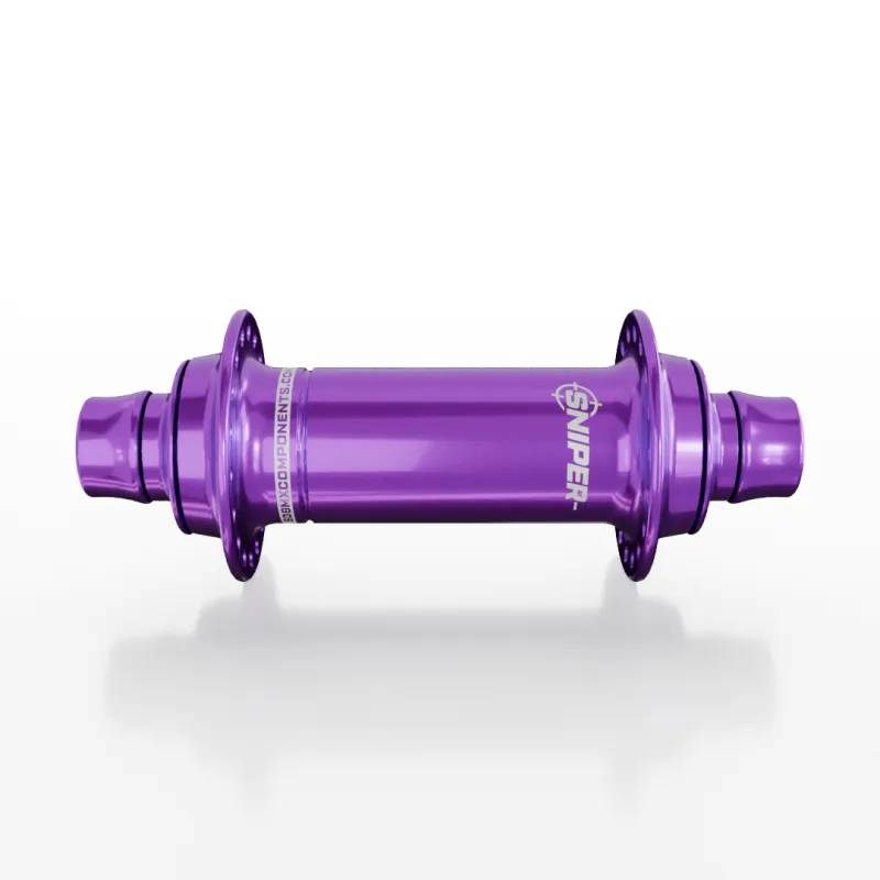 Втулка передняя SD-X Sniper Evo Air (Expert) Front Hub 28H, 10mm, Purple
