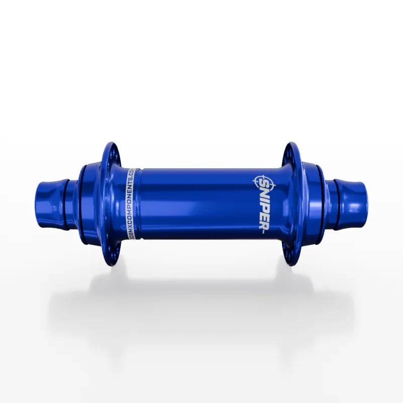 Втулка передняя SD-X Sniper Evo Air (Expert) Front Hub 28H, 10mm, Blue