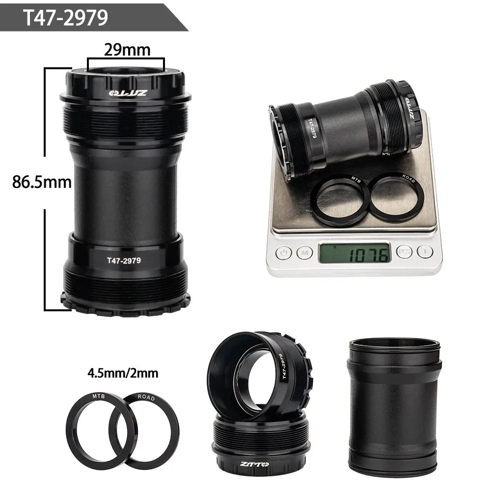 Каретка ZTTO T47-2979 79мм, под вал шатунов SRAM DUB 28.99мм