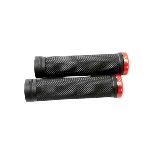 Грипсы SD Mini Black V2 Lock On Grip 115Mm, V2 Lockrings Red