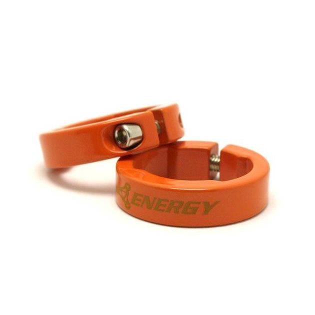 Кольца грипс Energy Lock On, 4 шт, оранжевые