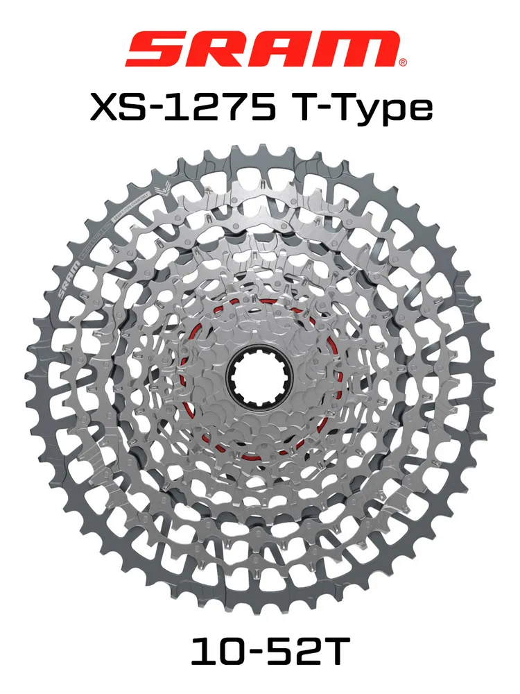 Кассета SRAM XS-1275 T-Type Eagle 10-52T 12 скоростей, XD барабан