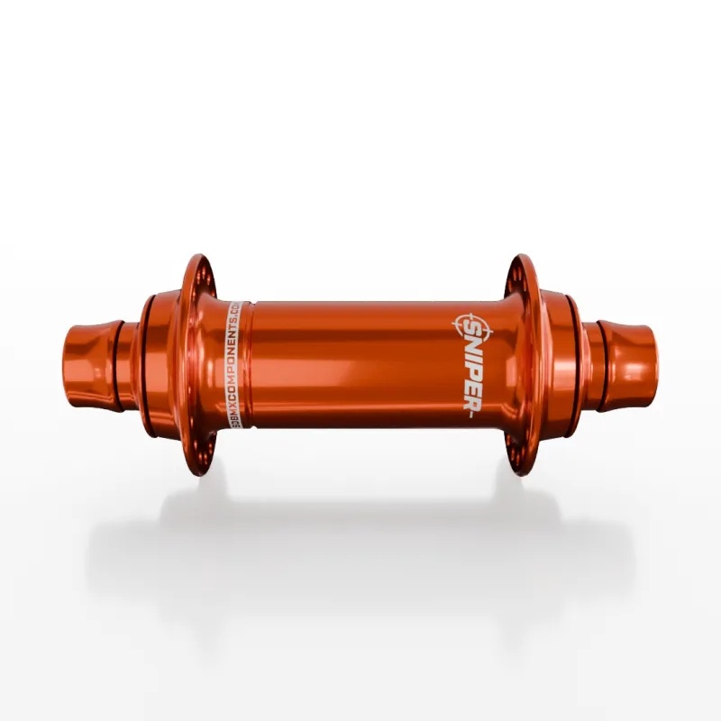 Втулка передняя SD-X Sniper Evo Air (Expert) Front Hub 28H, 10mm, Orange