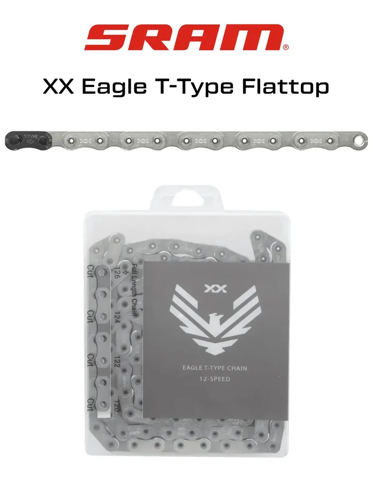 Цепь SRAM XX Eagle T-Type Flattop 12 скоростей 126 звеньев