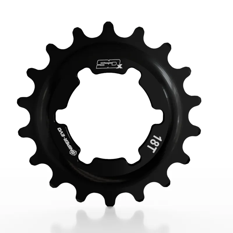 Звезда задняя SD-X Sniper Evo Alloy Cog 18T Black