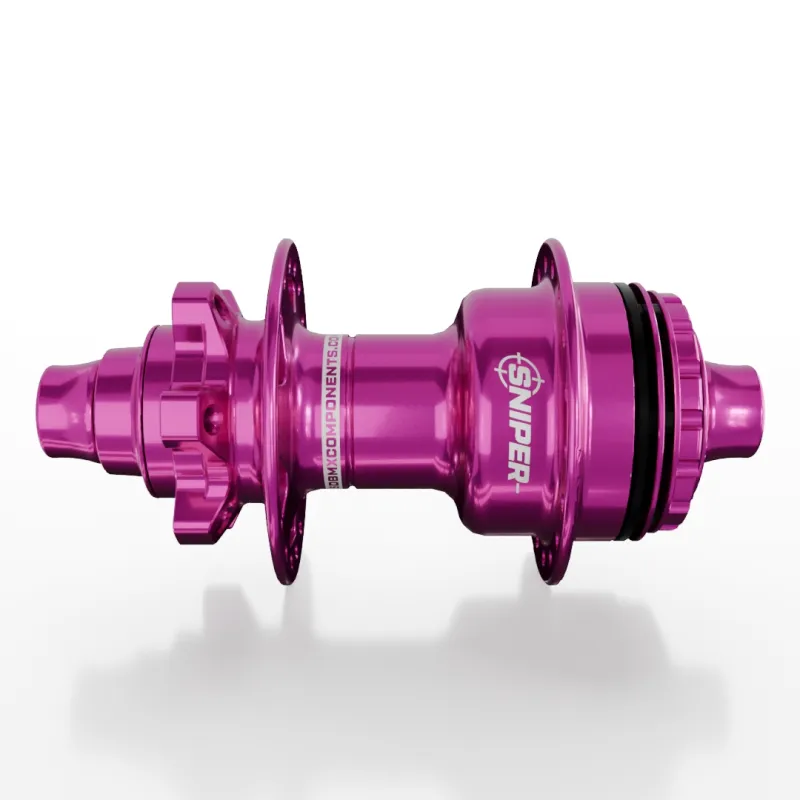 Втулка задняя SD-X Sniper Evo Air (Expert) Rear Hub 28H, 10mm, Pink