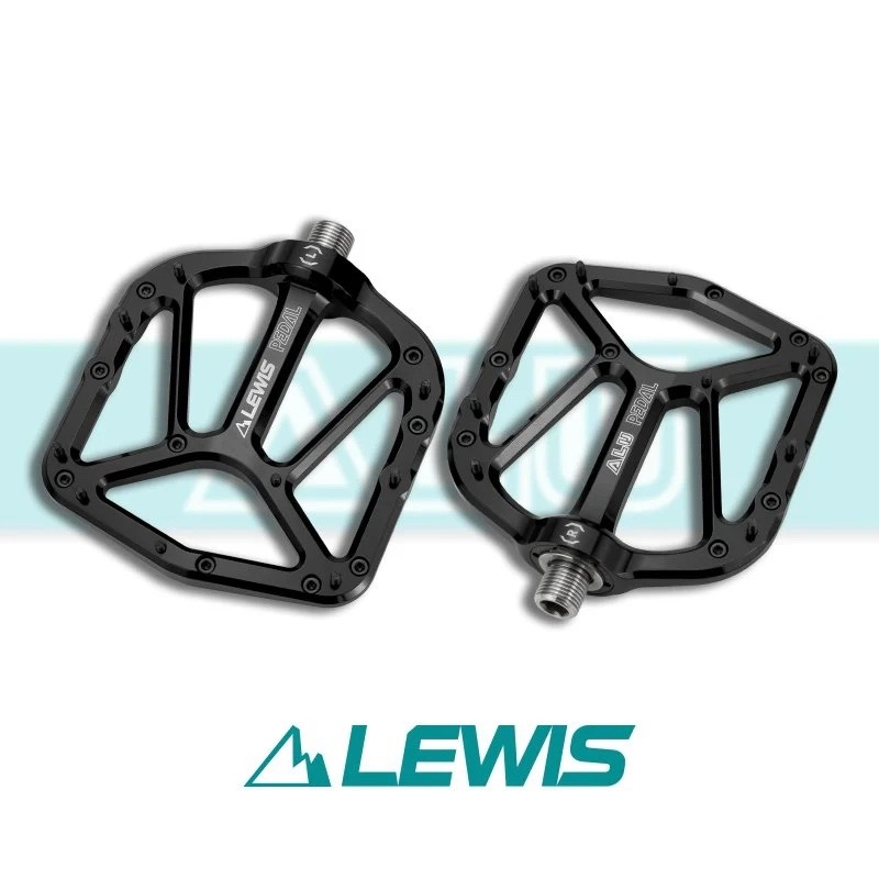 Педали Lewis Ridge алюминиевые, Black