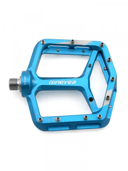 Педали для велосипеда Gineyea C6, размер платформы 106x110 мм, голубые