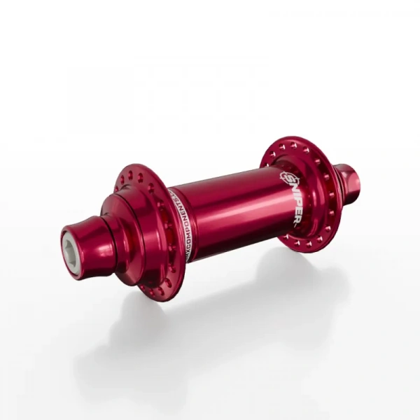 Втулка передняя SD-X Sniper Evo Air (Expert) Front Hub 28H, 10mm, Red