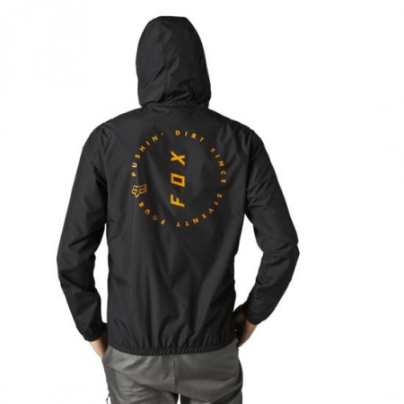 Куртка Fox Clean Up Windbreaker Jacket Black, XL, 2021