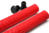 Грипсы Energy Kick 165 без колец, резиновые, red