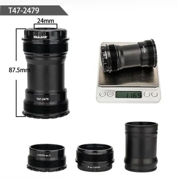 Каретка ZTTO T47-2479 79мм, под вал шатунов Shimano 24мм
