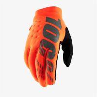 Мотоперчатки 100% Brisker Glove Fluo Orange/Black, XXL, 2021