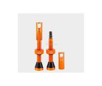 Комплект бескамерных ниппелей Peaty's Chris King Tubeless Valves 42mm 2 шт. Matte Mango