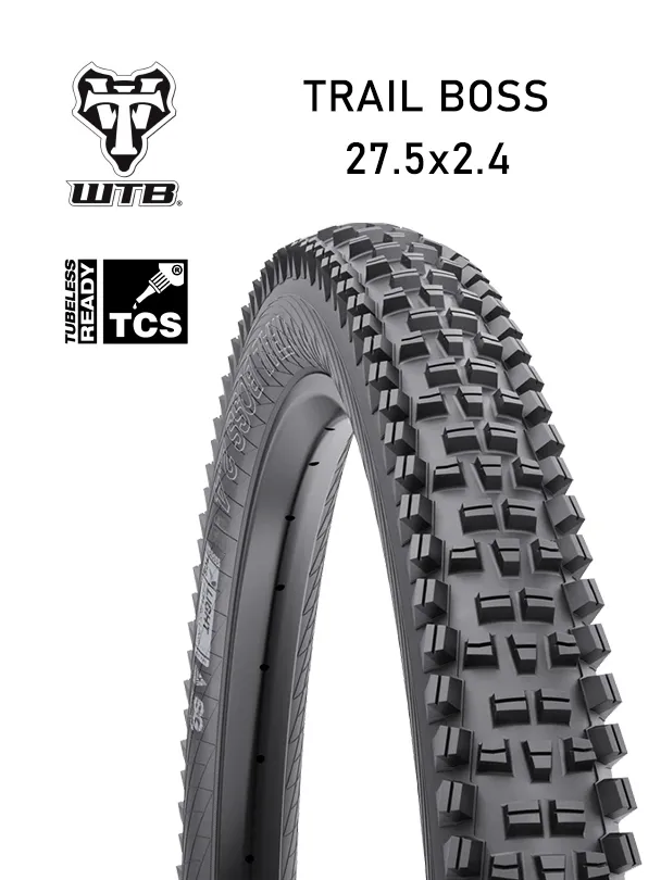 Покрышка бескамерная 27.5x2.4 WTB Trail Boss TCS Slash Guard Light/TriTec Fast Rolling tire (Wide)