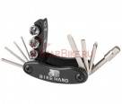 Ключи-шестигранники Bikehand в ноже+2 отвертки+3 накидных ключа (YC-279-DN)