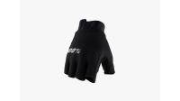 Велоперчатки женские 100% Exceeda Gel Short Finger Womens Glove Black, L, 2022