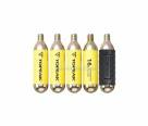 Набор картриджей CO2 TOPEAK 16G Threaded CO2 Cartridge, 16 грамм, 5 шт с защитным кожухом