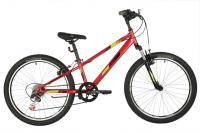 Велосипед FOXX 24" DIFFER, красный, сталь.рама 11", 6 скор., TZ/POWER/MICROSHIFT