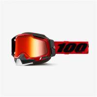 Маска 100% Racecraft 2 Snowmobile Goggle Red / Mirror Red Lens