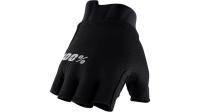 Велоперчатки 100% Exceeda Gel Short Finger Glove Black, XL, 2022
