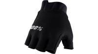 Велоперчатки 100% Exceeda Gel Short Finger Glove Black, M, 2022