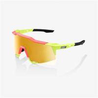 Очки спортивные 100% Speedcraft Matte Washed Out Neon Yellow / Flash Gold Mirror Lens