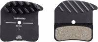 Тормозные колодки Shimano для ДТ H03A, полимер, радиатор, для 4х порш, пара