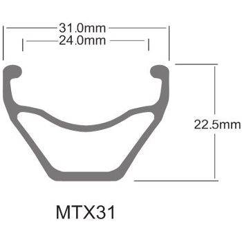 Обод 26" 32h SunRingle MTX31 Sleeved W/E Black