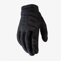 Мотоперчатки подростковые 100% Brisker Youth Glove Black/Grey XL