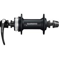 Втулка передняя Shimano Alivio, M4050, 36 отв, C.Lock, черн., QR 133мм, цв. черн.