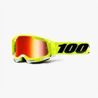 Маска 100% Racecraft 2 Goggle Fluo Yellow / Mirror Red Lens