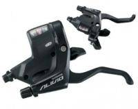 Комплект манетки+тормозные ручки Shimano Alivio ST-M430, лев/пр, 3x9ск, тр.+оплетк, цв. черн.