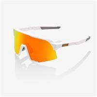 Очки спортивные 100% S3 Soft Tact White / HIPER Red Multilayer Mirror Lens