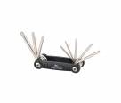 Ключи звёздочки Bikehand Torx T9/T10/T15/T20/T25/T27/T30/T40, чёрн/хром
