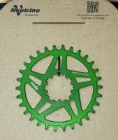Звезда Neutrino Components SRAM, Смещение 0 мм, 32Т, зелёная