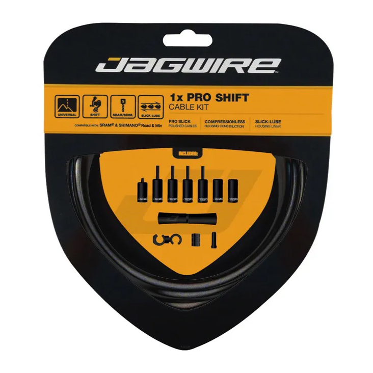 Набор рубашек и тросиков переключения Jagwire Pro Shift Kit 1X Black
