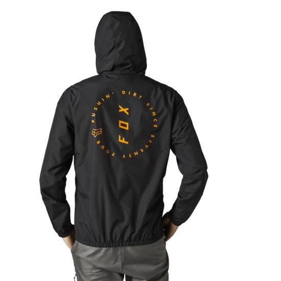 Куртка Fox Clean Up Windbreaker Jacket Black, XL, 2021