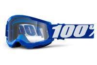 Маска 100% Strata 2 Goggle Blue / Clear Lens