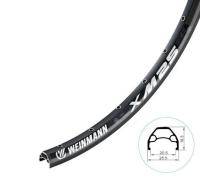 Обод 27,5" Weinmann XM25 disc, 650B 32H A/V, черный