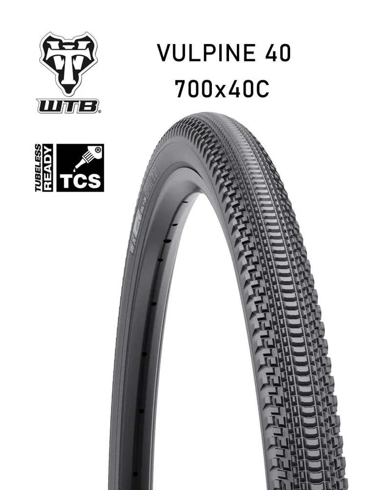 Покрышка бескамерная 700x40C WTB Vulpine TCS Light/Fast Rolling 60tpi Dual DNA