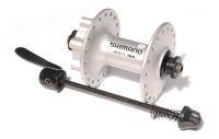 Втулка передняя Shimano M475, 36 отв, 6-болт, QR, сереб.