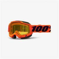 Маска 100% Accuri 2 Snowmobile Goggle Neon Orange /Yellow Vented Dual Lens