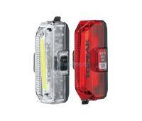 Комплект фонарей TOPEAK Aero USB 1W Combo White&Red, super bright COD LED, с зарядкой