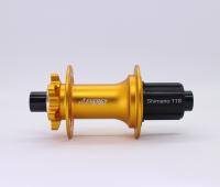 Втулка задняя Energy RH530 Boost, 28H, 148х12mm, золотистая
