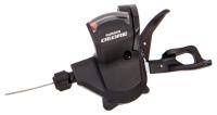 Манетка Shimano Deore, M610-L, лев, 2/3ск, на хомут, тр. 1800мм