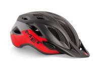 Велошлем Met Crossover Black/Red, M